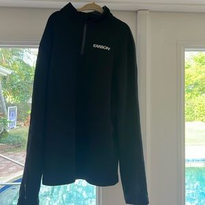 Kids Karbon black fleece size medium